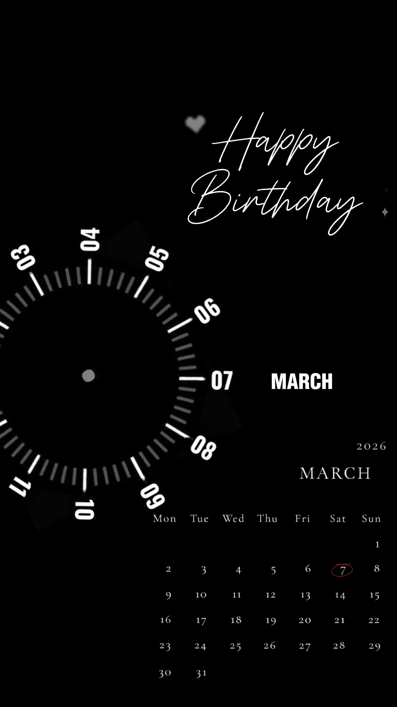 HBD 07 MARET