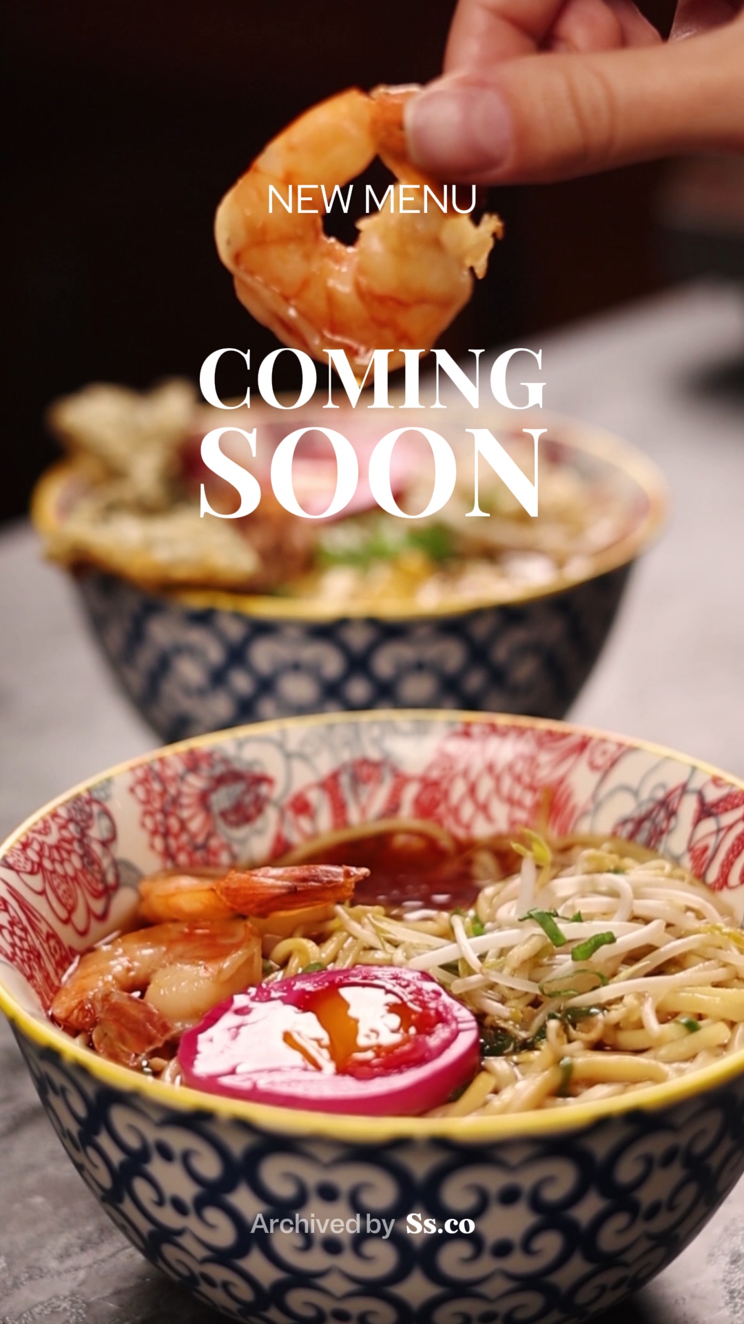 New Menu Coming Soon