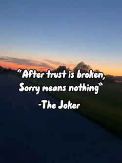 Trust is broken 💔