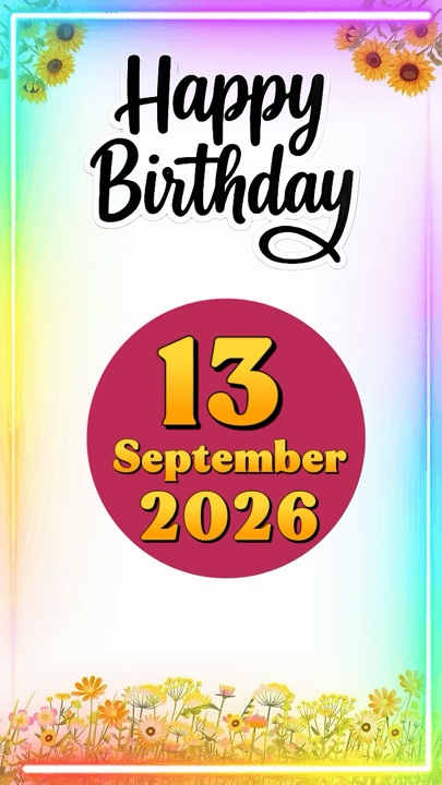 13 sept birthday 