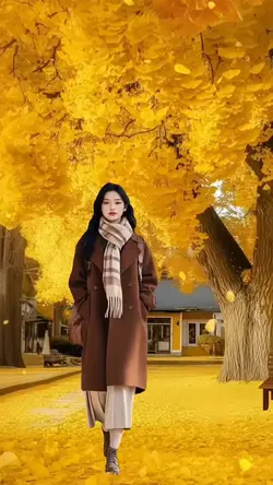 Ghép cảnh lá vàng