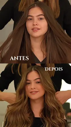 transformação cabelo