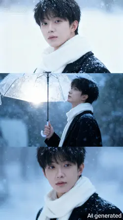 AI Ghép ảnh mùa đông