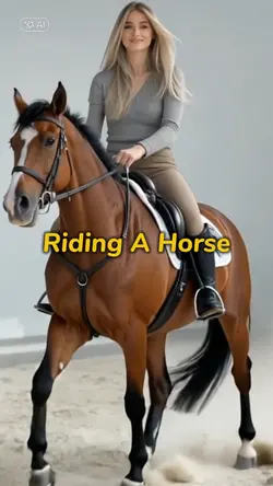 Riding A Horse