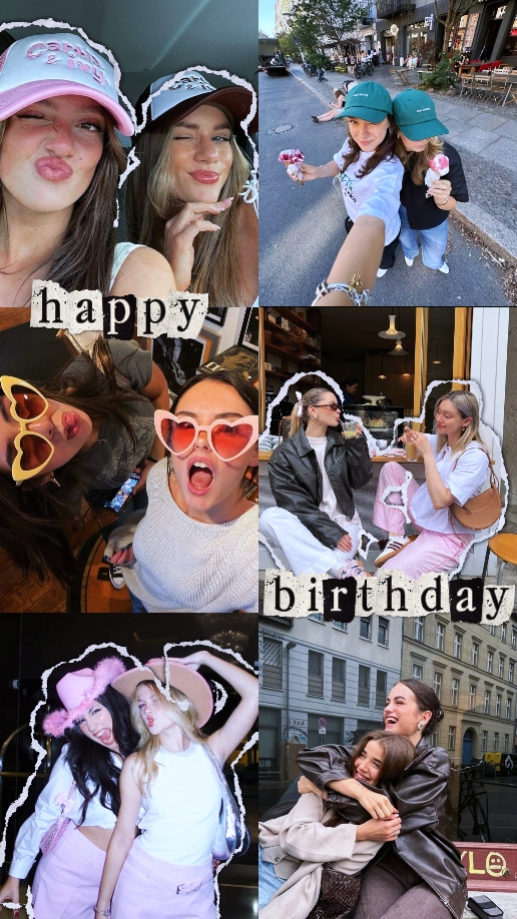 birthday collage 