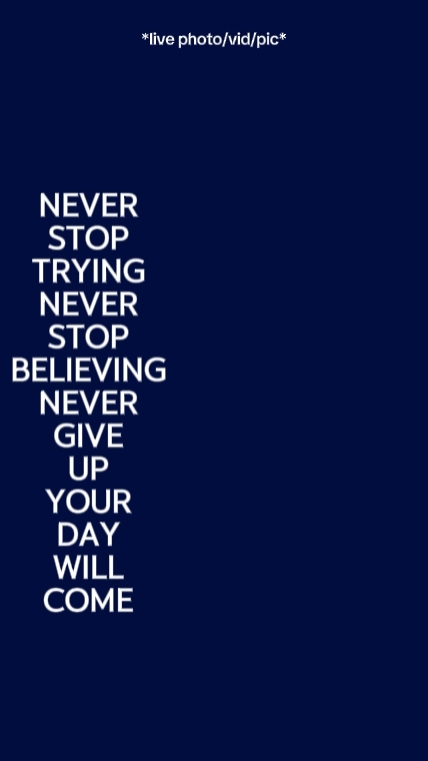 neverstoptryingnever