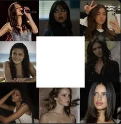 Brown hair
