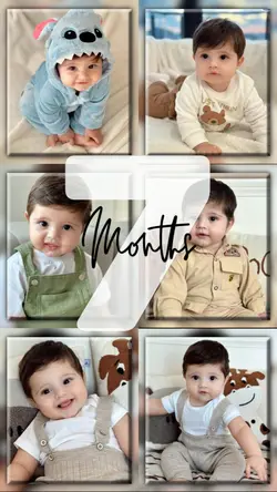 happy 7th month baby