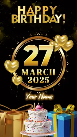 Birthday 27 Mar 2025