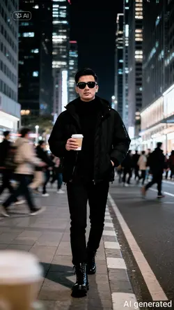 trand ai busy street