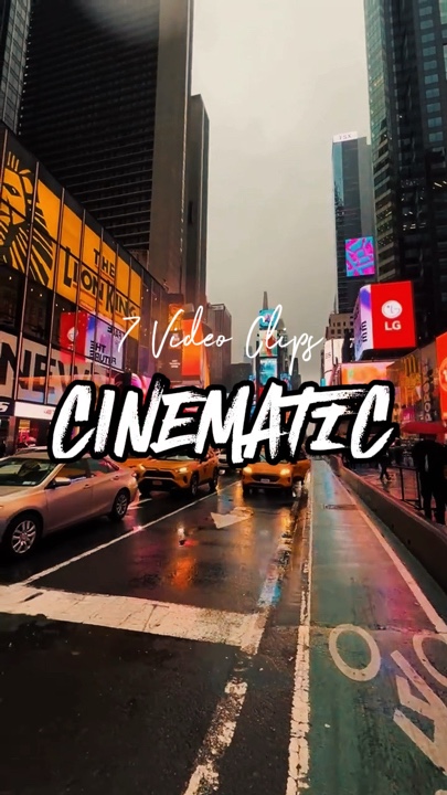 7 clipes cinematográficos