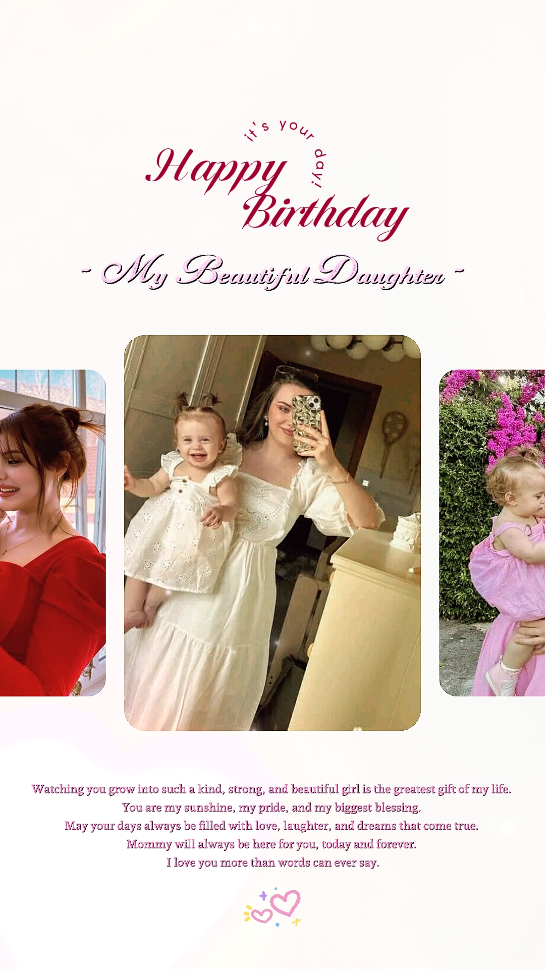 ANIVERSÁRIO MINHA FILHA