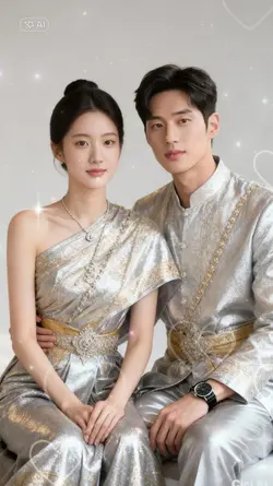 คู่รัก รูปคู่ ชุดไทย