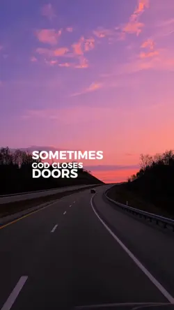 God closes door