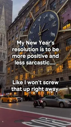 My new year's resolu
