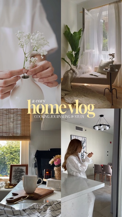 Cozy home vlog