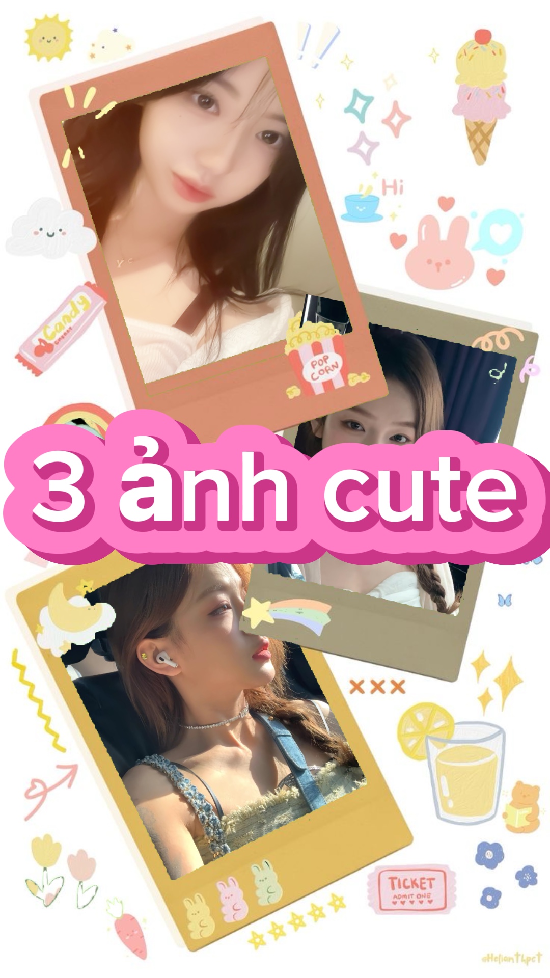 3 ảnh cute