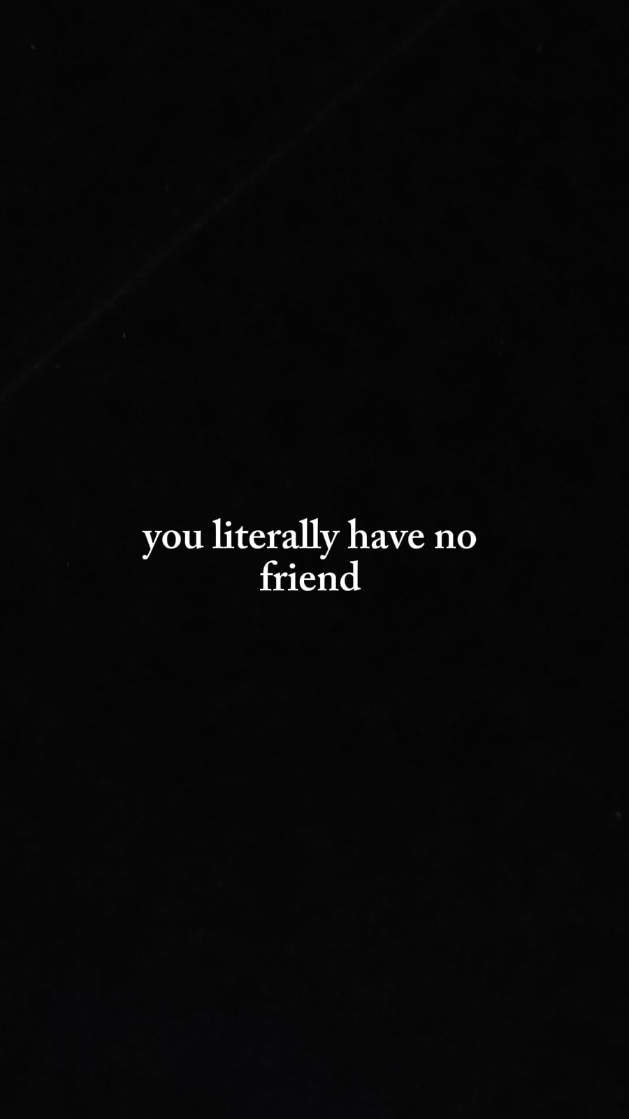 Pas d'amis 