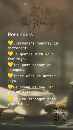 MONDAY REMINDERS