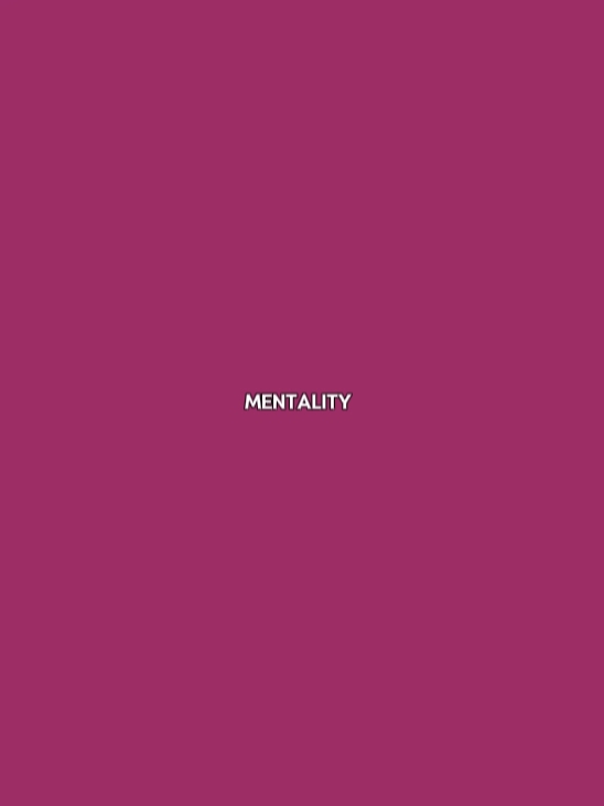 MENTALIDADE 