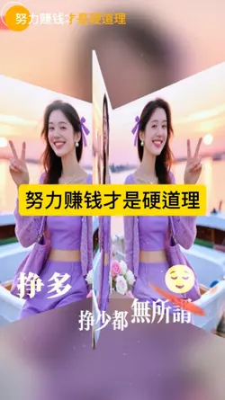 努力赚钱才是硬道理