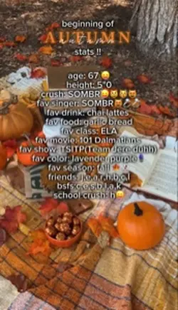 Autumn stats! 🍁🍂