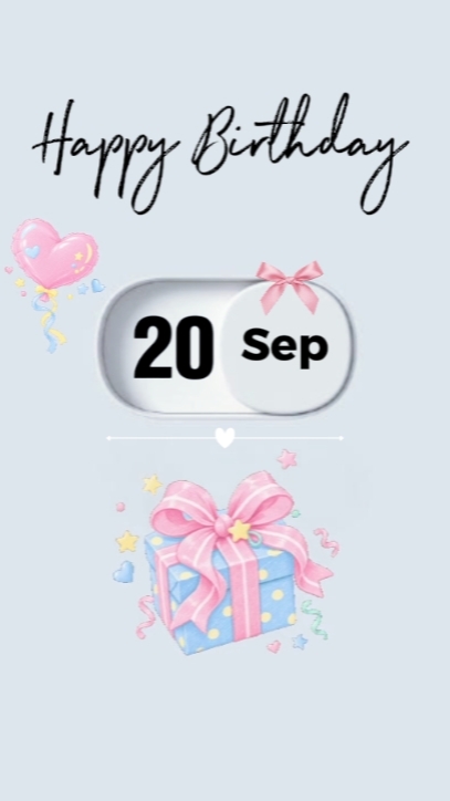 HBD 20 SEPTEMBER