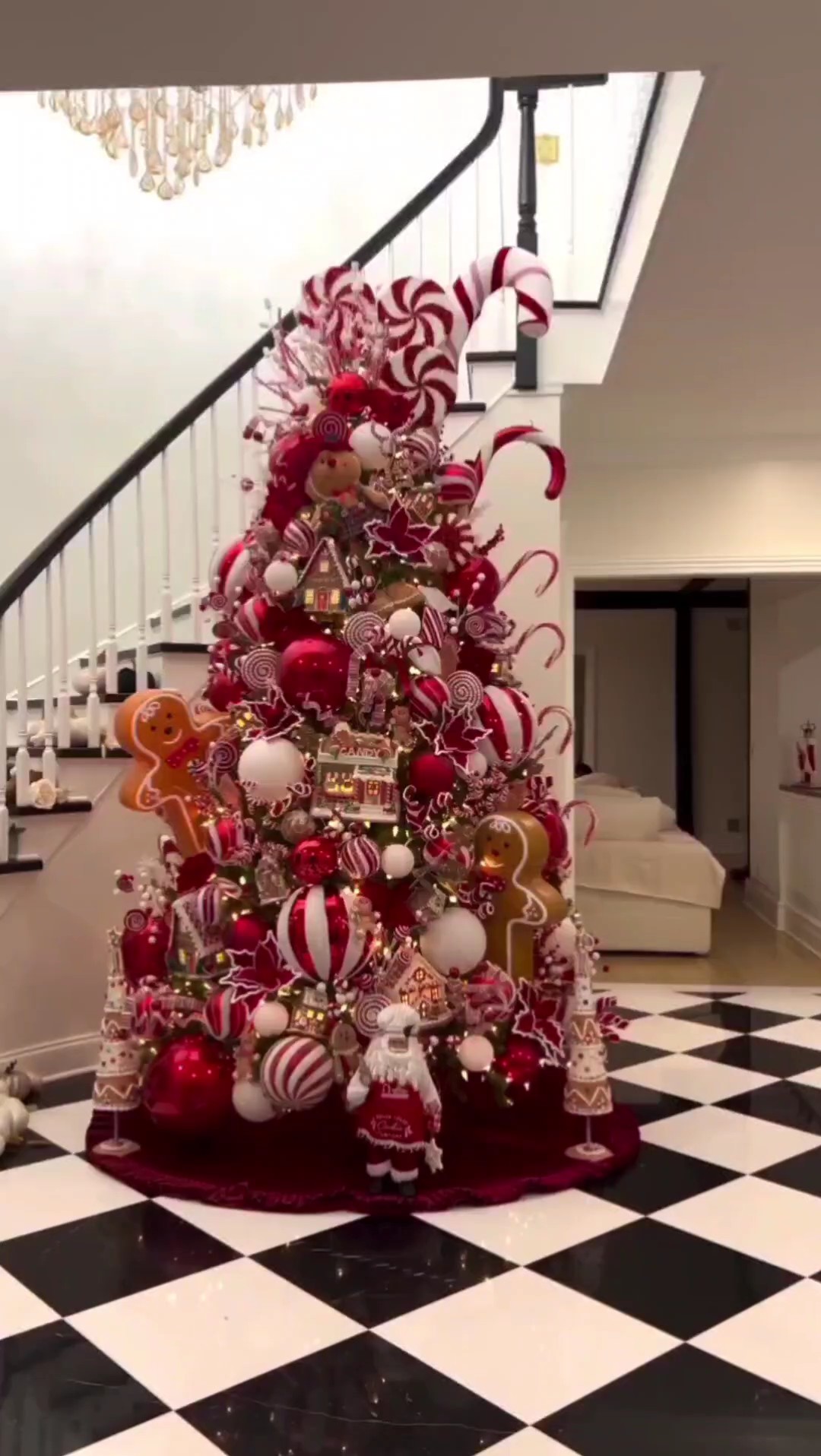 Süßigkeiten Weihnachtsbaum 