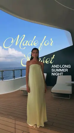 Butter yellow dress
