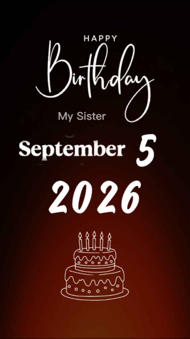 soeur hbd 5 sept