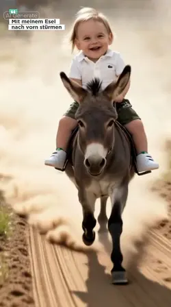 Reite den Esel
