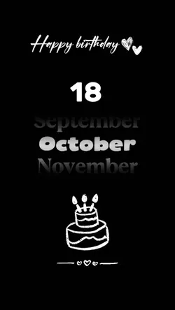 Birthday 18 Oktober 