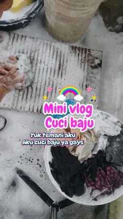 Mini vlog cuci baju
