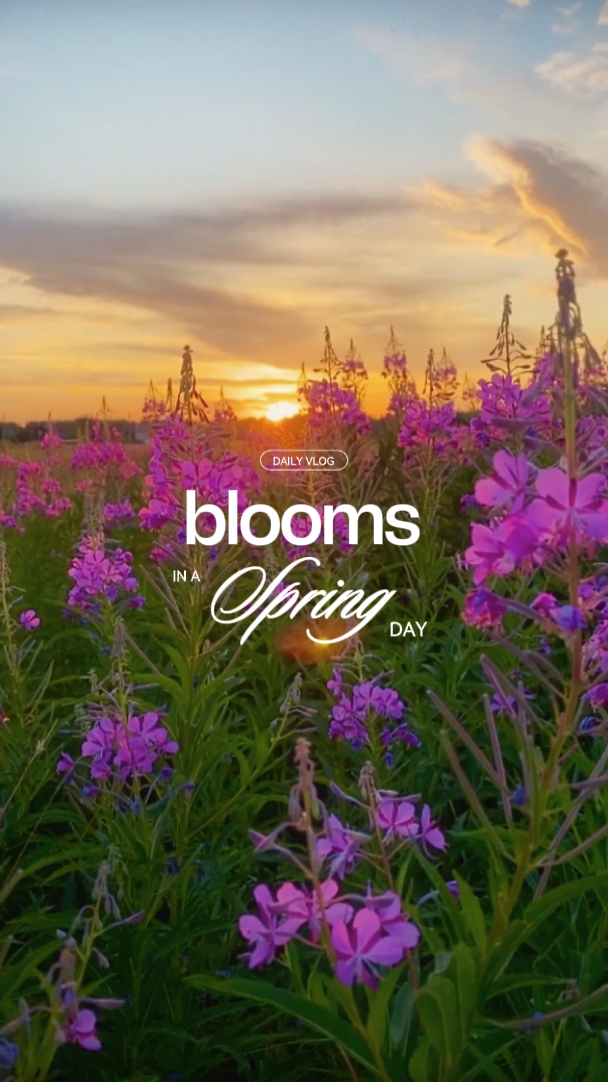 Florece en una primavera