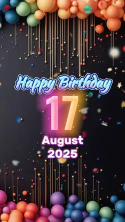 hbd 17 august 2025