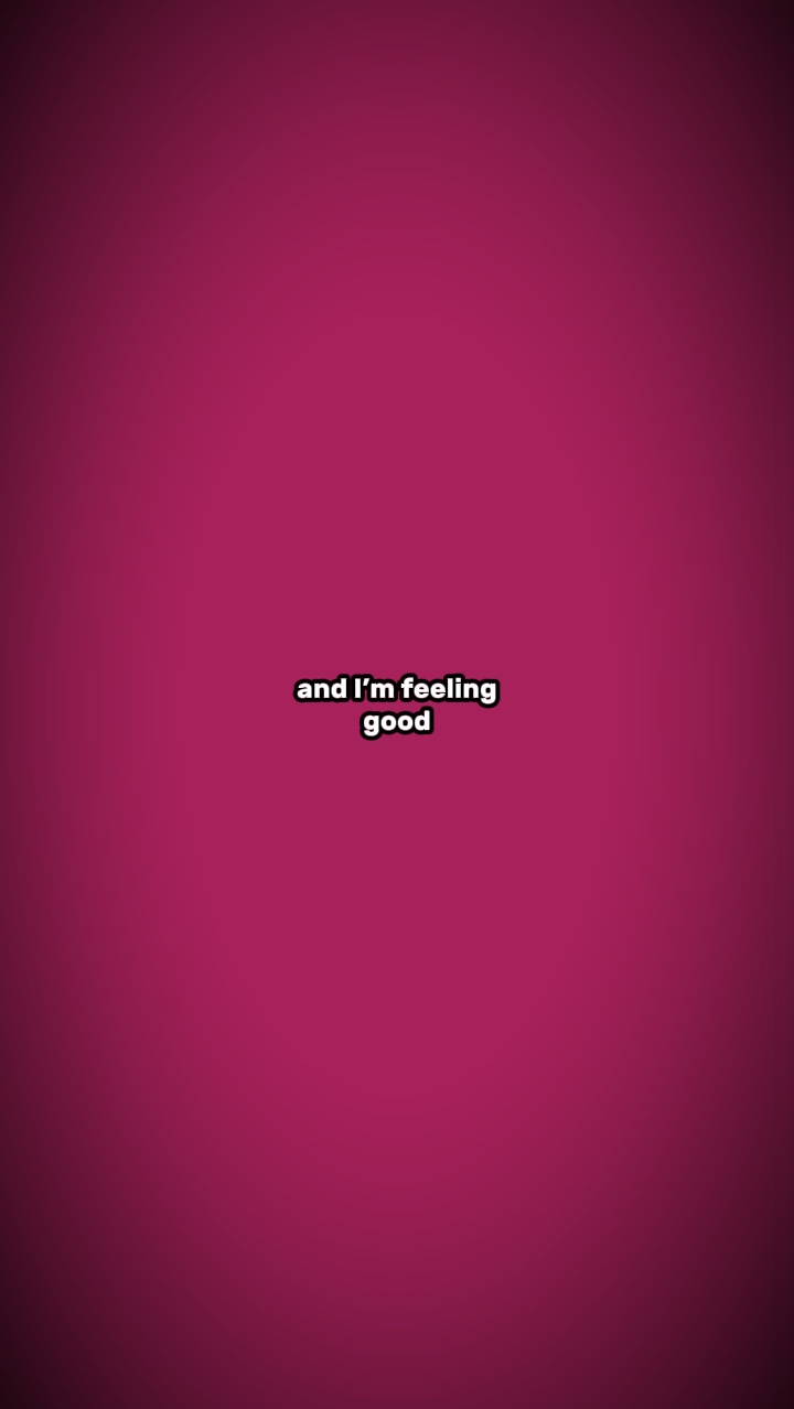 I’m feeling goo