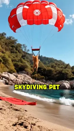 Skydiving Pet