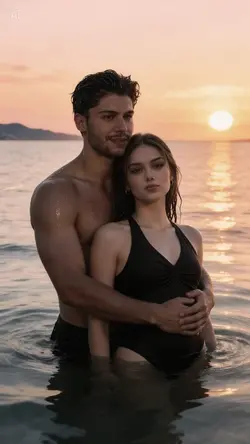 Couple BomanticBeach