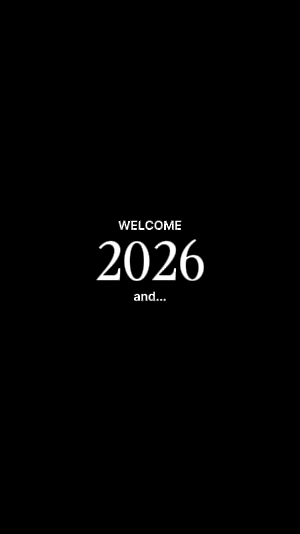 Bem-vindo 2026 e... 