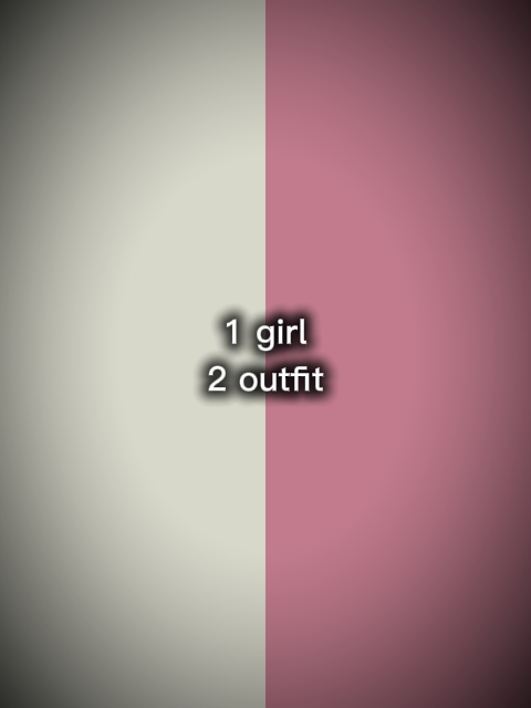 1 girl 2 outfit