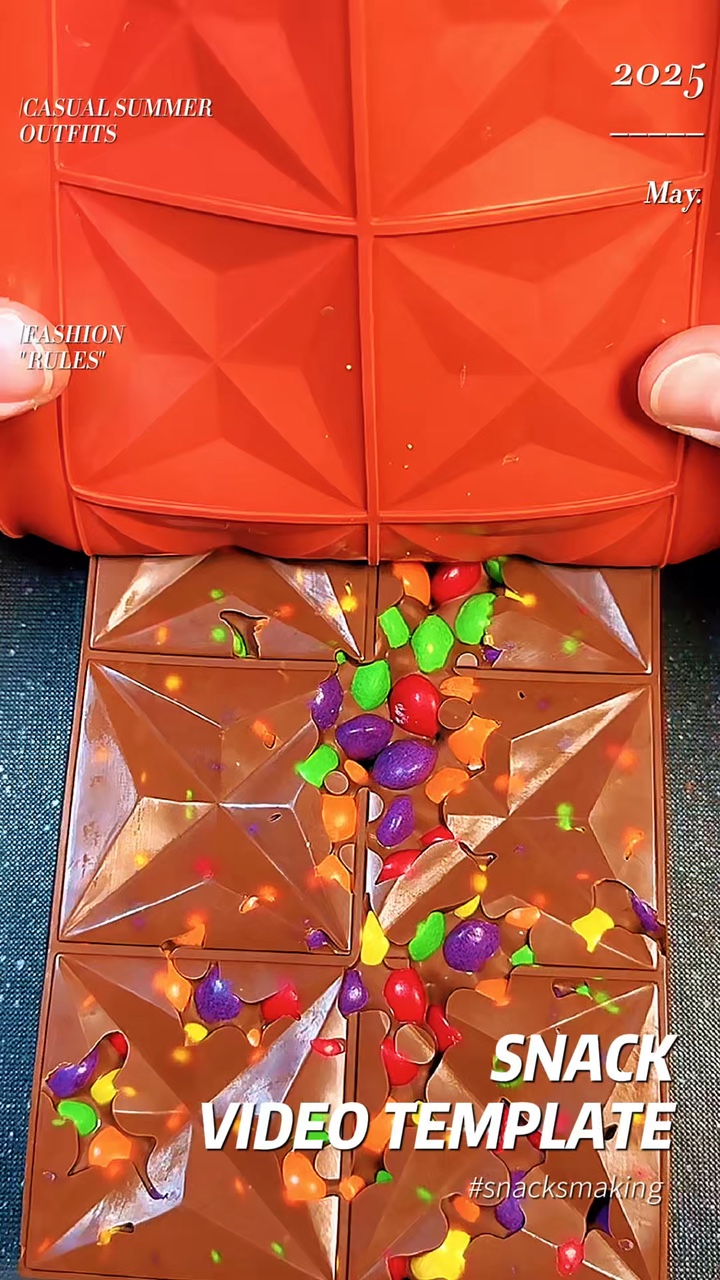 Modelo de vídeo de lanche