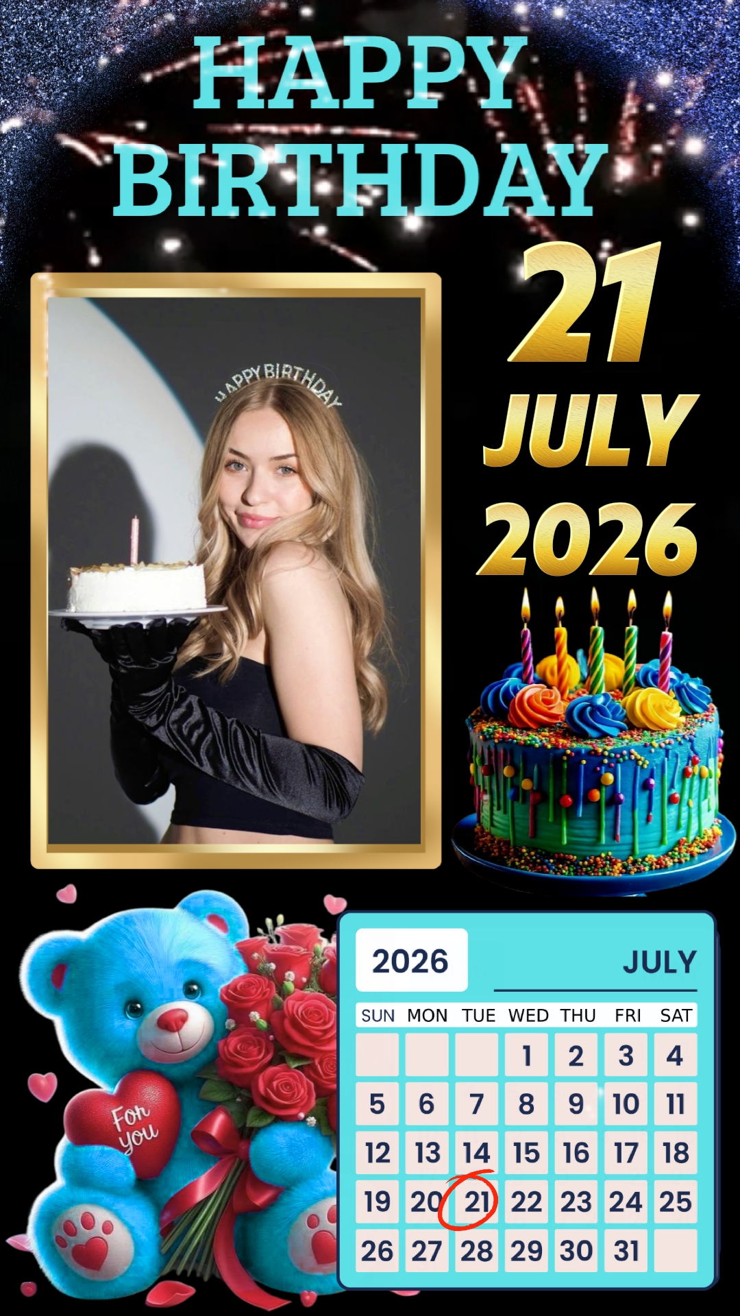 Selamat ulang tahun 21 Juli 2026