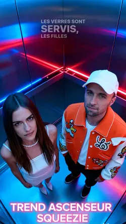 Squeezie ascenseur !