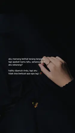 tentang rindu