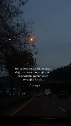 En sevdiğim…