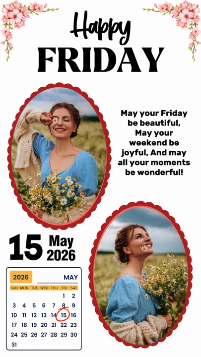 Vendredi 15 mai 2026