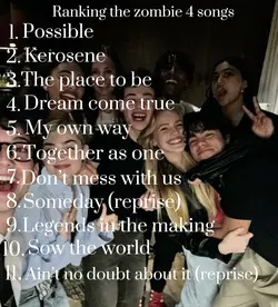 Ranking zombie songs