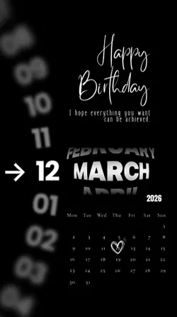 HBD 12 MARCH