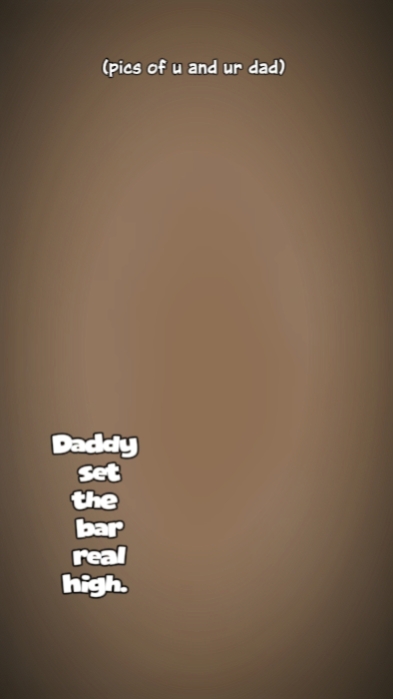 daddy set the bar 