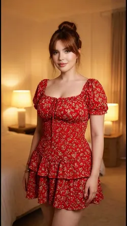 Red dress